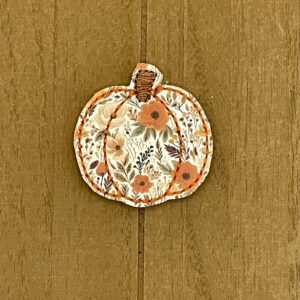 Autumn Floral Print Pumpkin