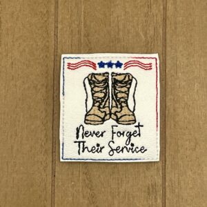 Never Forget Their Service Boots